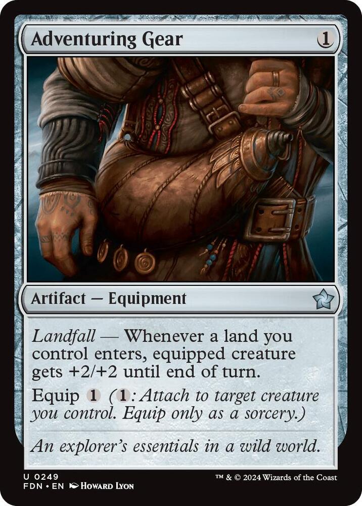 Adventuring Gear 249 card from Foundations