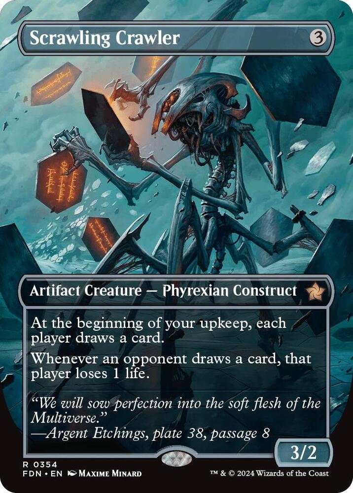Scrawling Crawler (Borderless) 354 card from Foundations