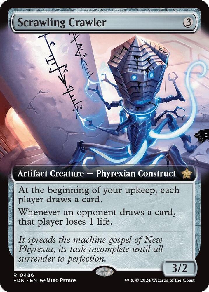 Scrawling Crawler (Extended Art) 486 card from Foundations