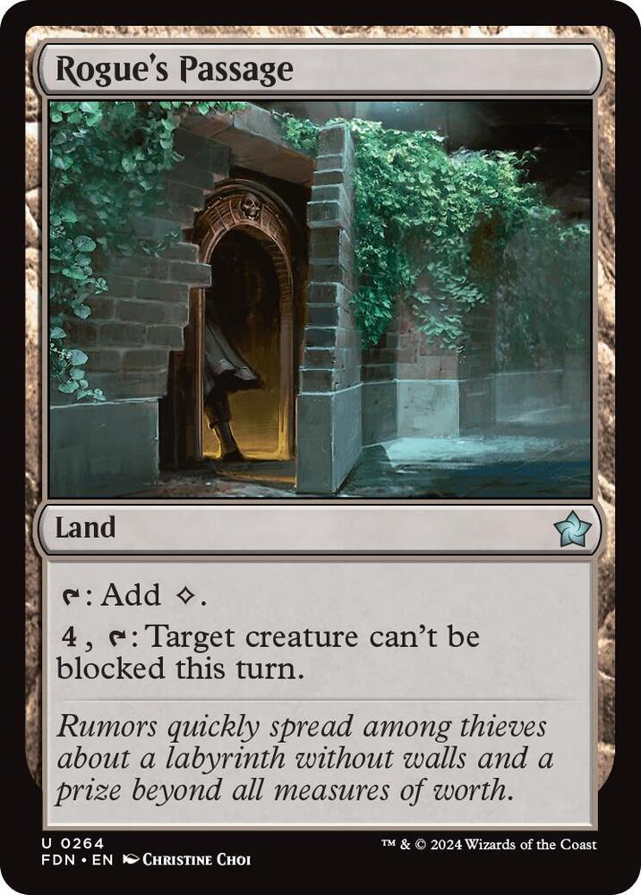 Rogue's Passage 264 card from Foundations