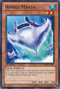 Nimble Manta GAOV-EN097 card from Galactic Overlord