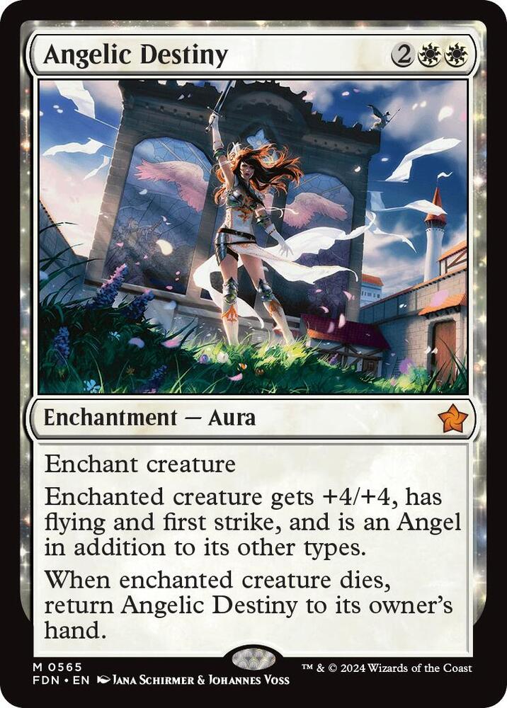 Angelic Destiny 565 card from Foundations
