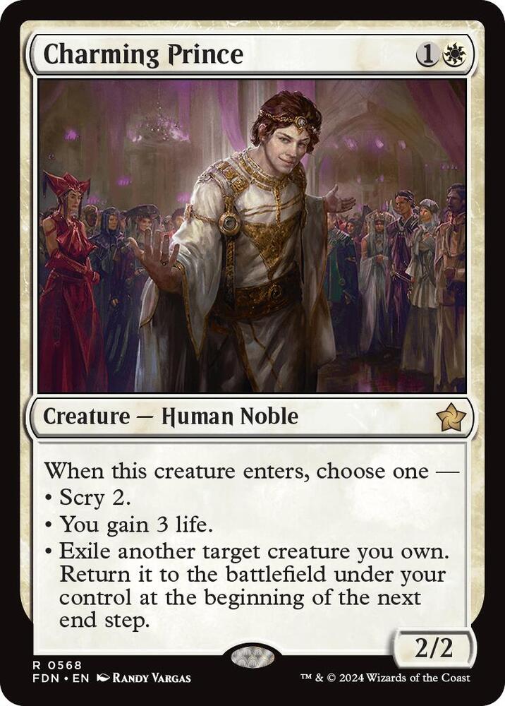 Charming Prince 568 card from Foundations