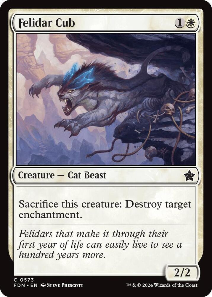 Felidar Cub 573 card from Foundations