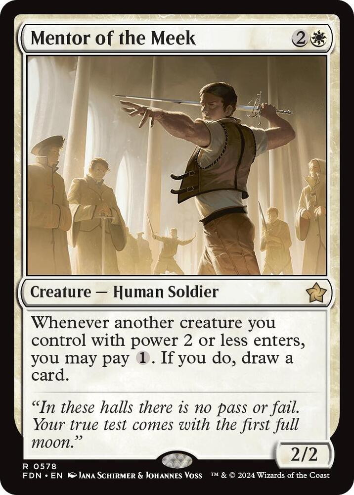 Mentor of the Meek 578 card from Foundations