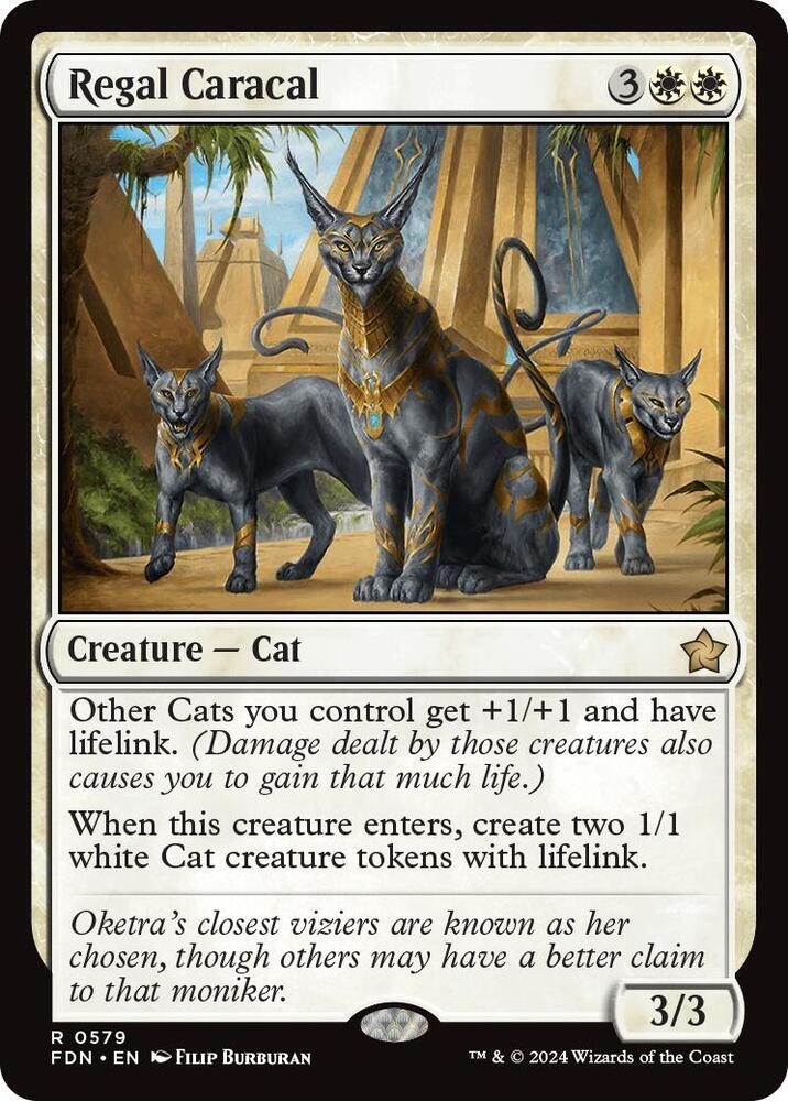 Regal Caracal 579 card from Foundations
