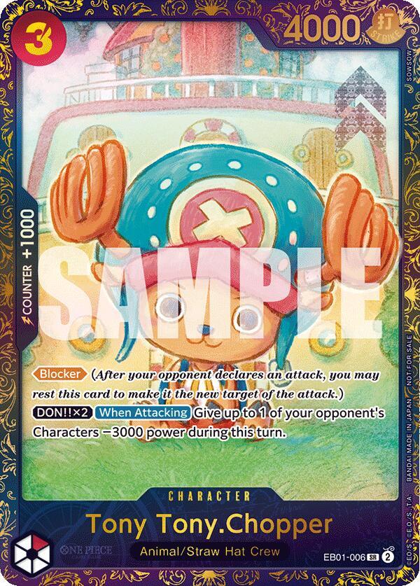 Tony Tony.Chopper (Treasure Cup 2024) EB01-006 card from One Piece Promotion Cards