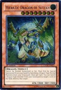 Hieratic Dragon of Sutekh (UTR) GAOV-EN025 card from Galactic Overlord