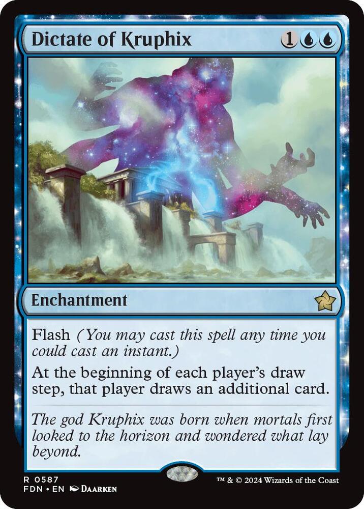 Dictate of Kruphix 587 card from Foundations
