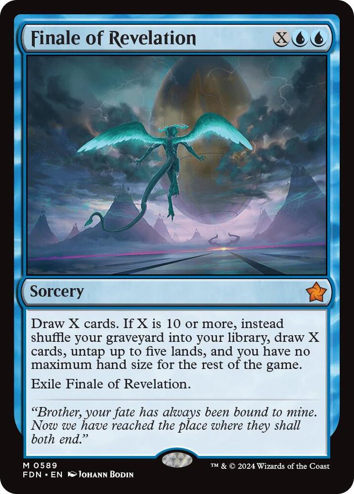 Finale of Revelation 589 card from Foundations