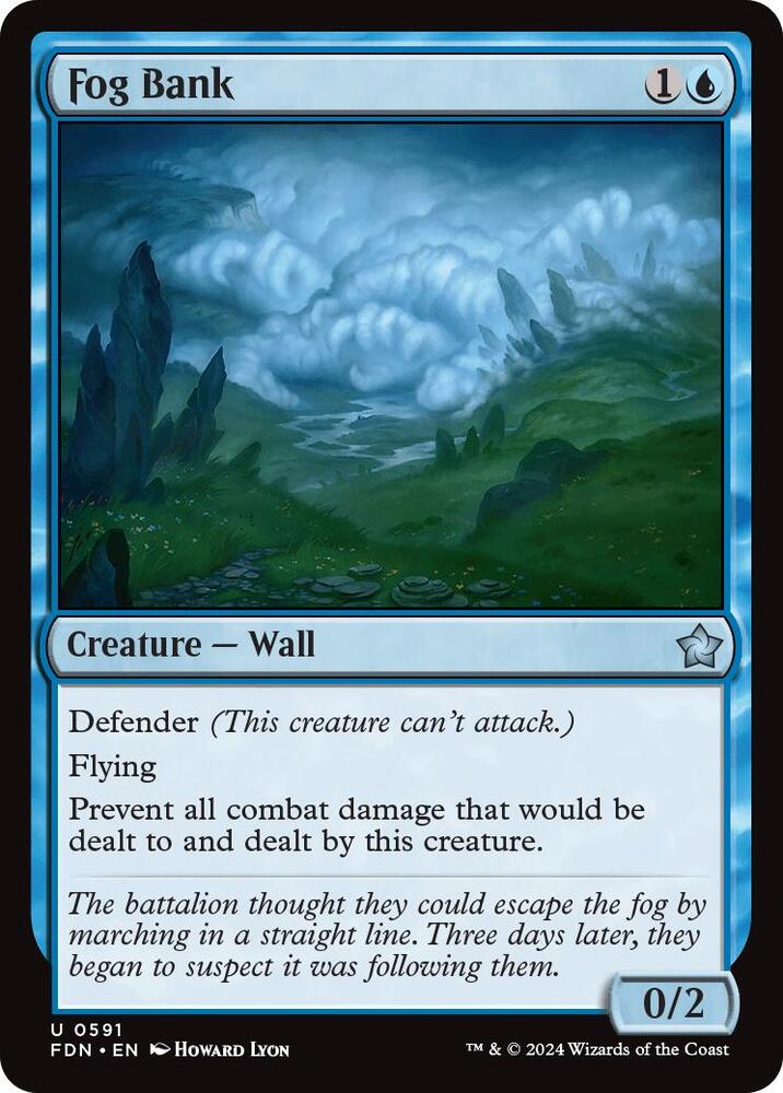 Fog Bank 591 card from Foundations