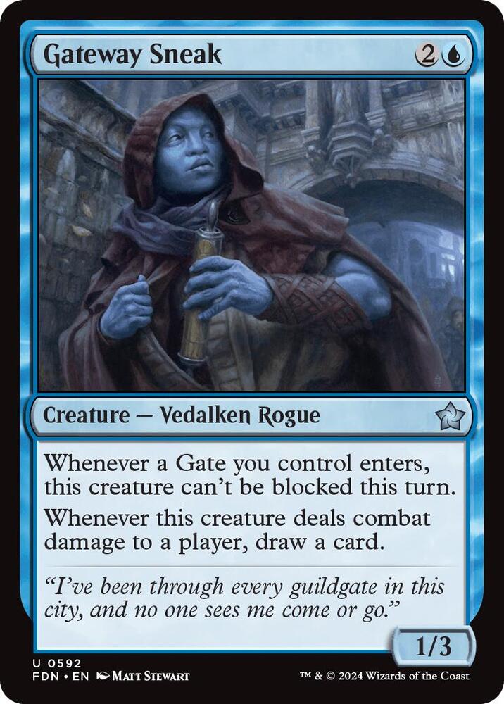 Gateway Sneak 592 card from Foundations