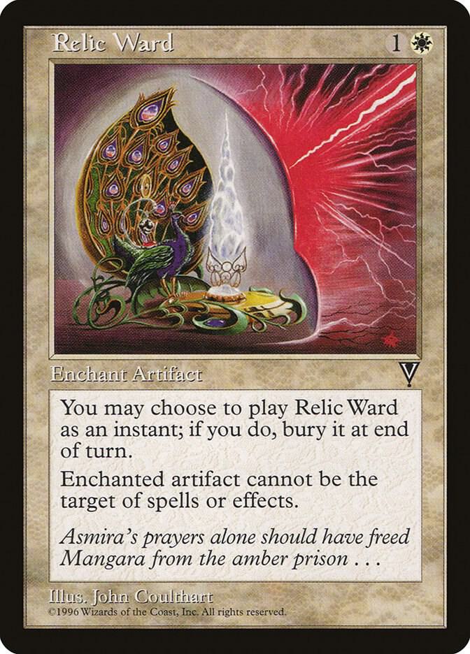 Relic Ward card from Visions