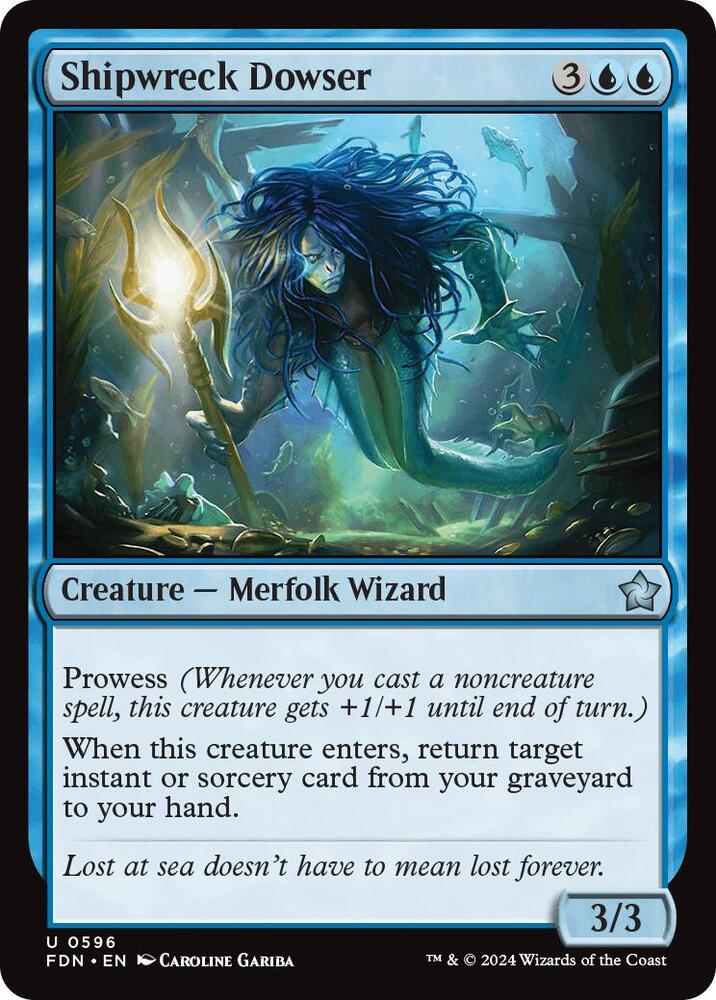 Shipwreck Dowser 596 card from Foundations