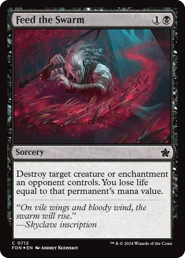 Feed the Swarm 712 card from Foundations