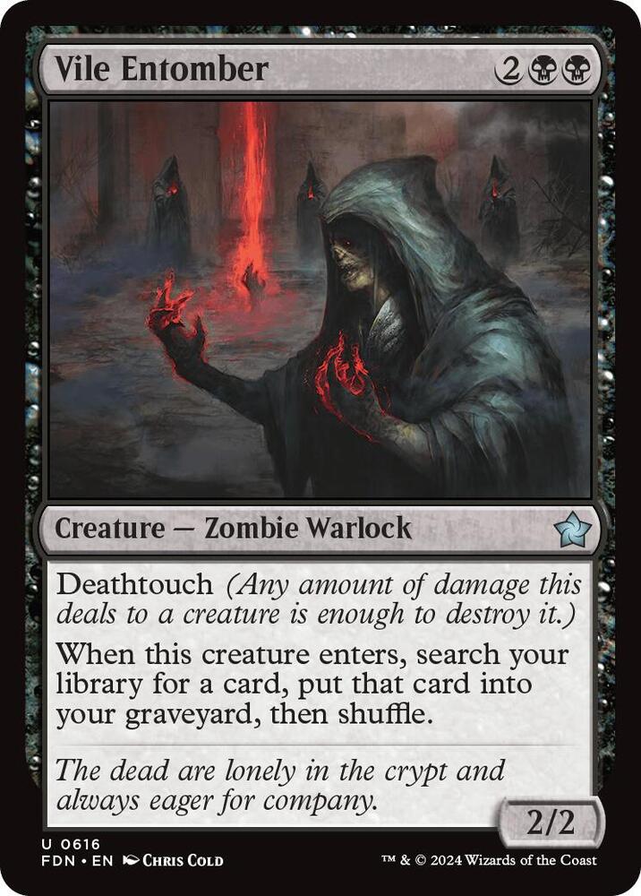 Vile Entomber 616 card from Foundations