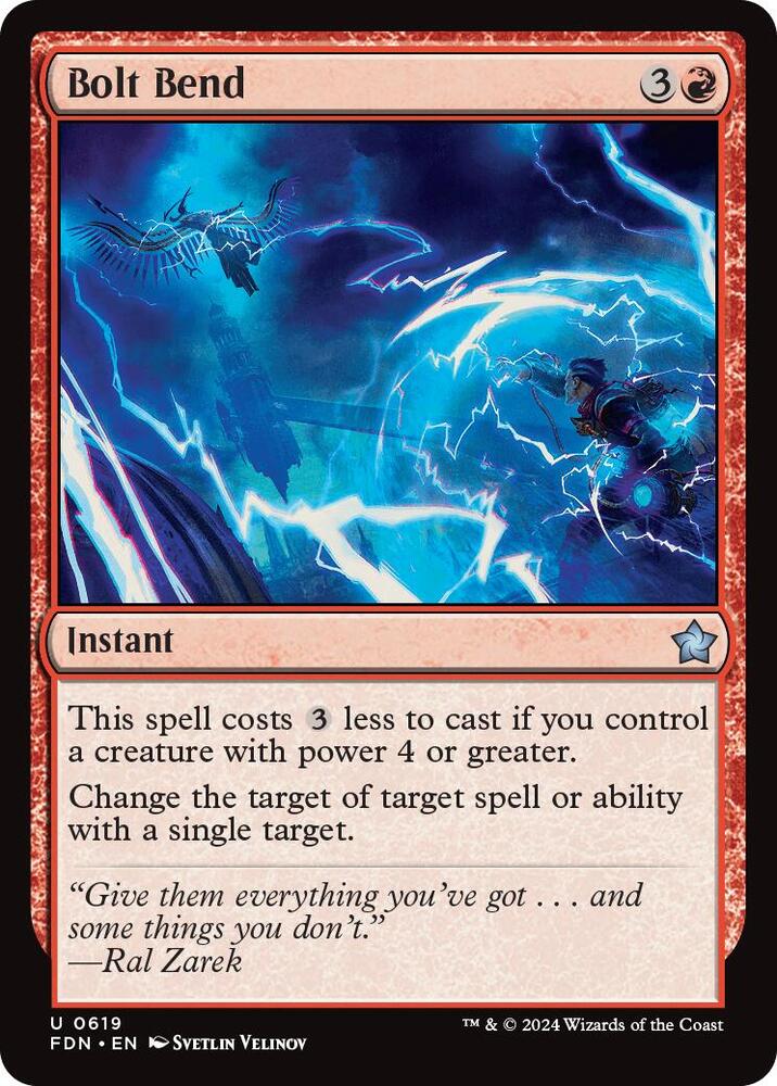Bolt Bend 619 card from Foundations