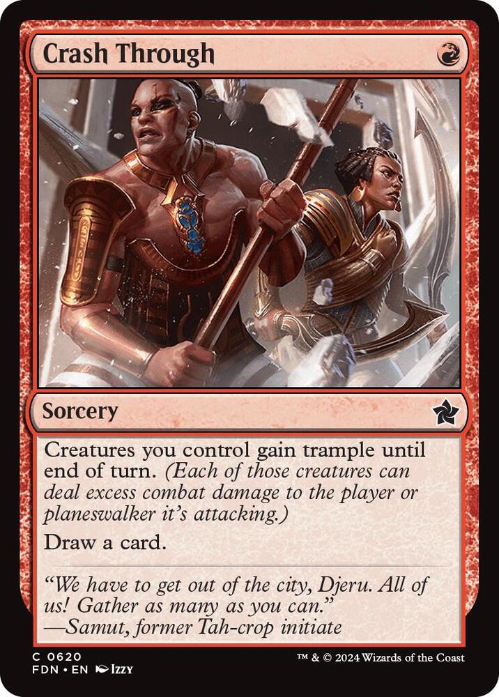 Crash Through 620 card from Foundations