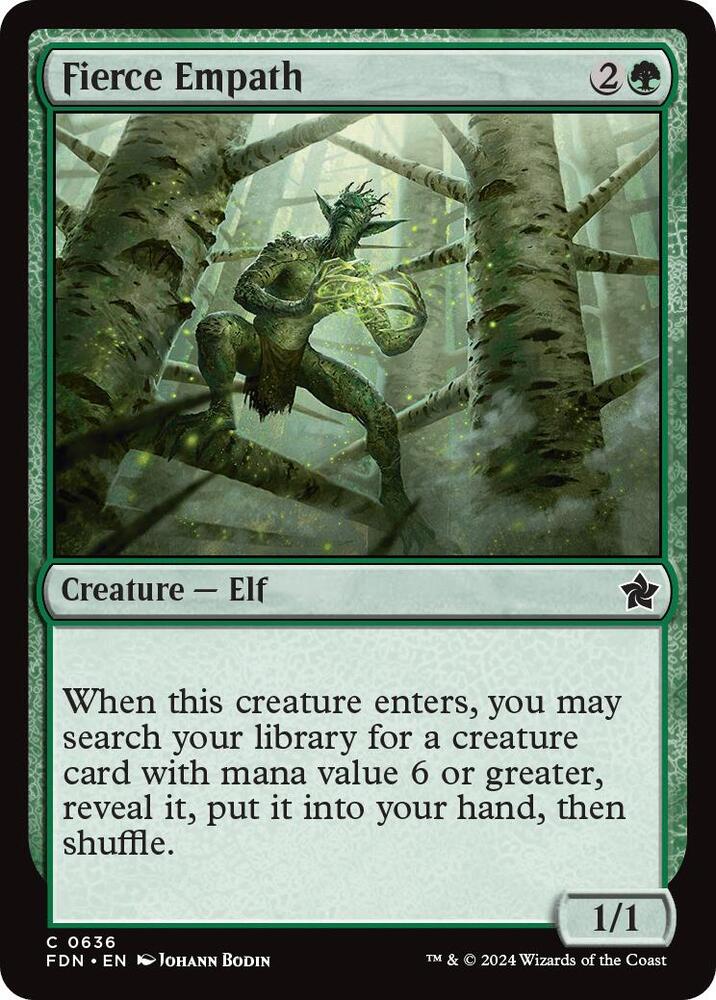 Fierce Empath 636 card from Foundations
