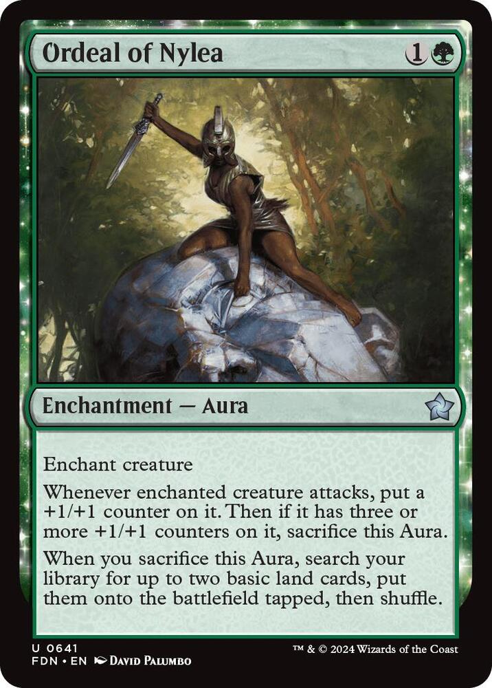 Ordeal of Nylea 641 card from Foundations