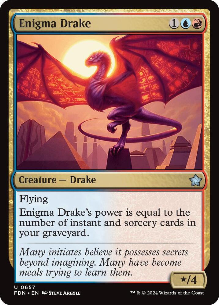 Enigma Drake 657 card from Foundations
