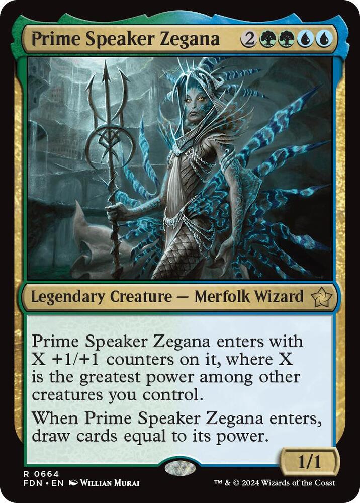Prime Speaker Zegana 664 card from Foundations