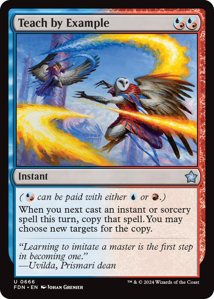 Teach By Example 666 card from Foundations