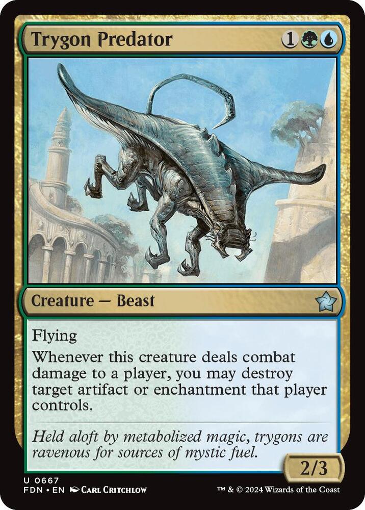 Trygon Predator 667 card from Foundations