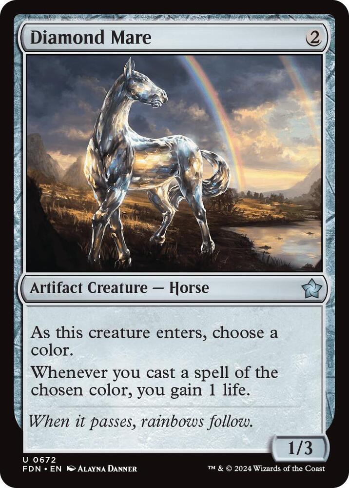Diamond Mare 672 card from Foundations