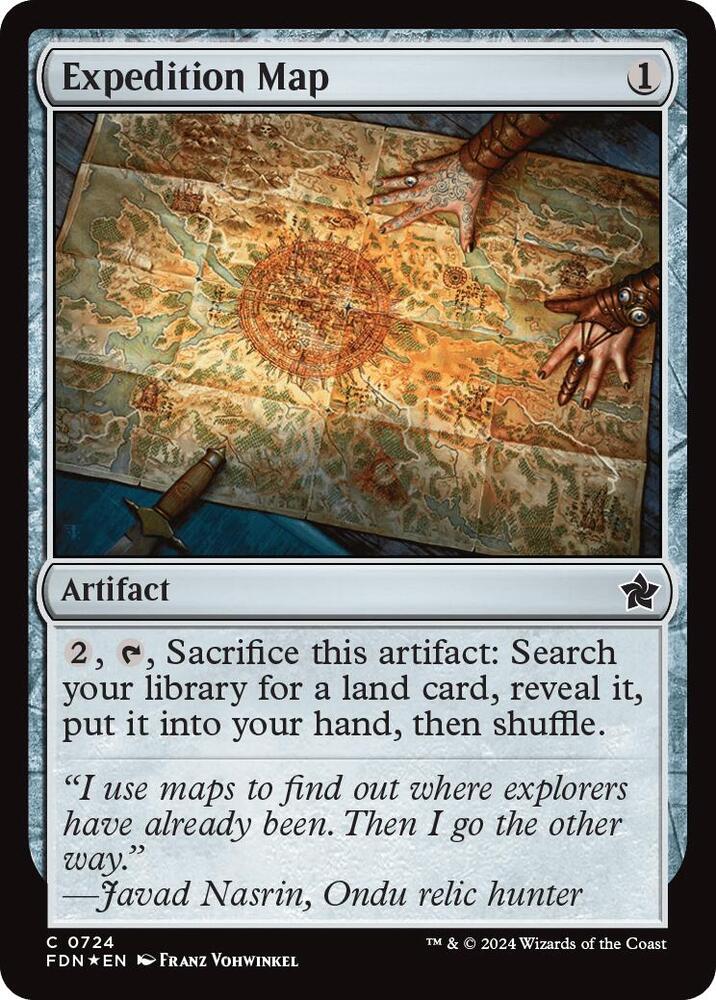 Expedition Map 724 card from Foundations