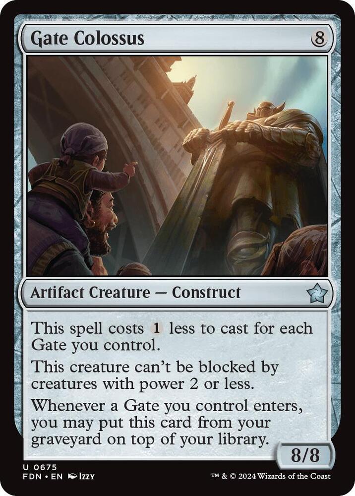 Gate Colossus 675 card from Foundations