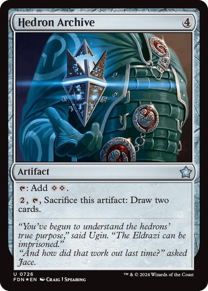 Hedron Archive 726 card from Foundations