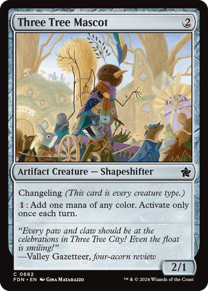 Three Tree Mascot 682 card from Foundations