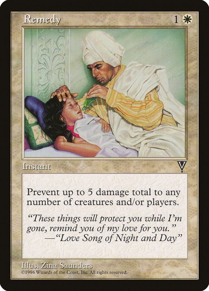 Remedy card from Visions