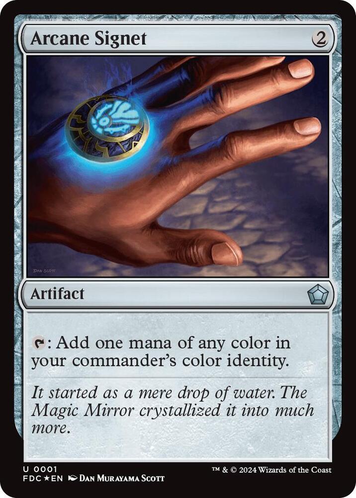 Arcane Signet 1 card from Commander: Foundations