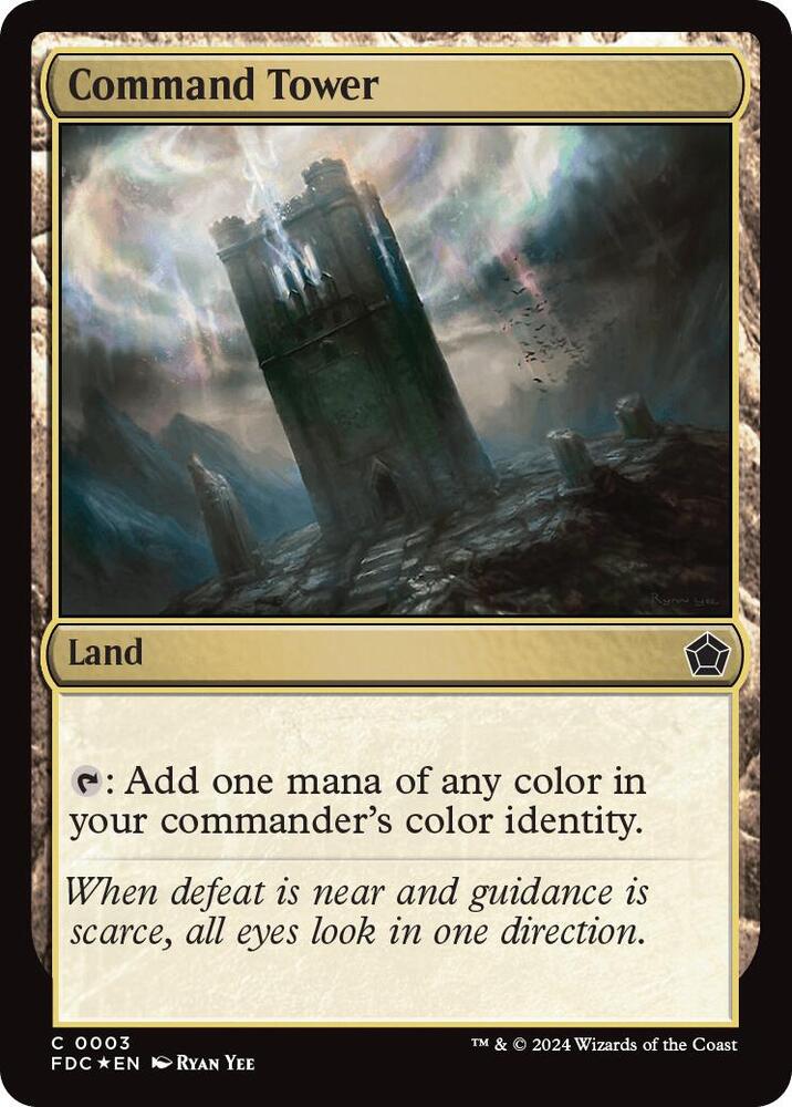 Command Tower 3 card from Commander: Foundations