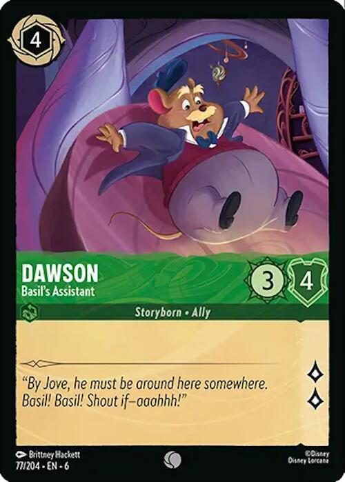 Dawson - Basil's Assistant 77/204 card from Azurite Sea