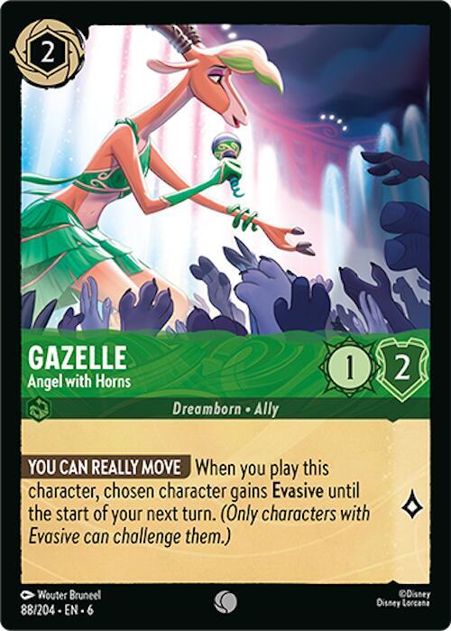 Gazelle - Angel with Horns 88/204 card from Azurite Sea