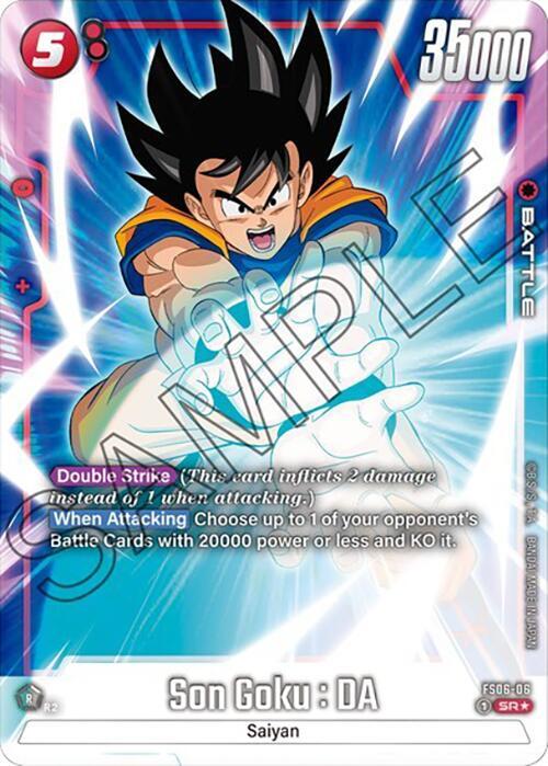 Son Goku : DA (Bonus Pack Alternate Art) FS06-06 card from Starter Deck 6: Son Goku (Mini)