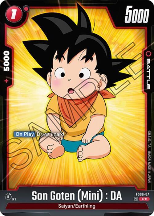 Son Goten (Mini) : DA (Bonus Pack Alternate Art) FS06-07 card from Starter Deck 6: Son Goku (Mini)