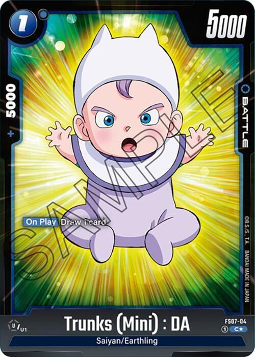 Trunks (Mini) : DA (Bonus Pack Alternate Art) FS07-04 card from Starter Deck 7: Vegeta (Mini)