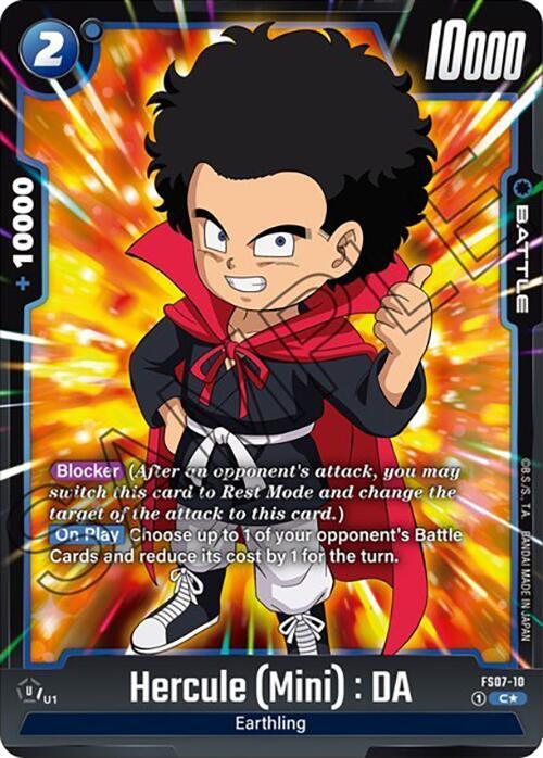 Hercule (Mini) : DA (Bonus Pack Alternate Art) FS07-10 card from Starter Deck 7: Vegeta (Mini)