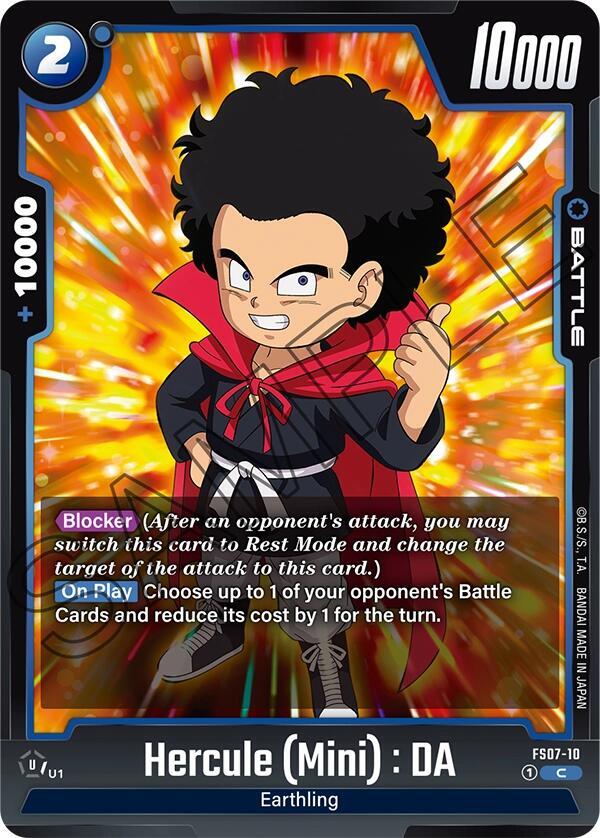 Hercule (Mini) : DA FS07-10 card from Starter Deck 7: Vegeta (Mini)