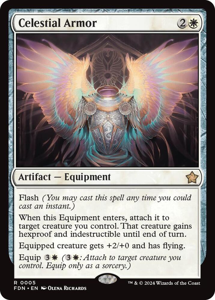 Celestial Armor 5 card from Foundations