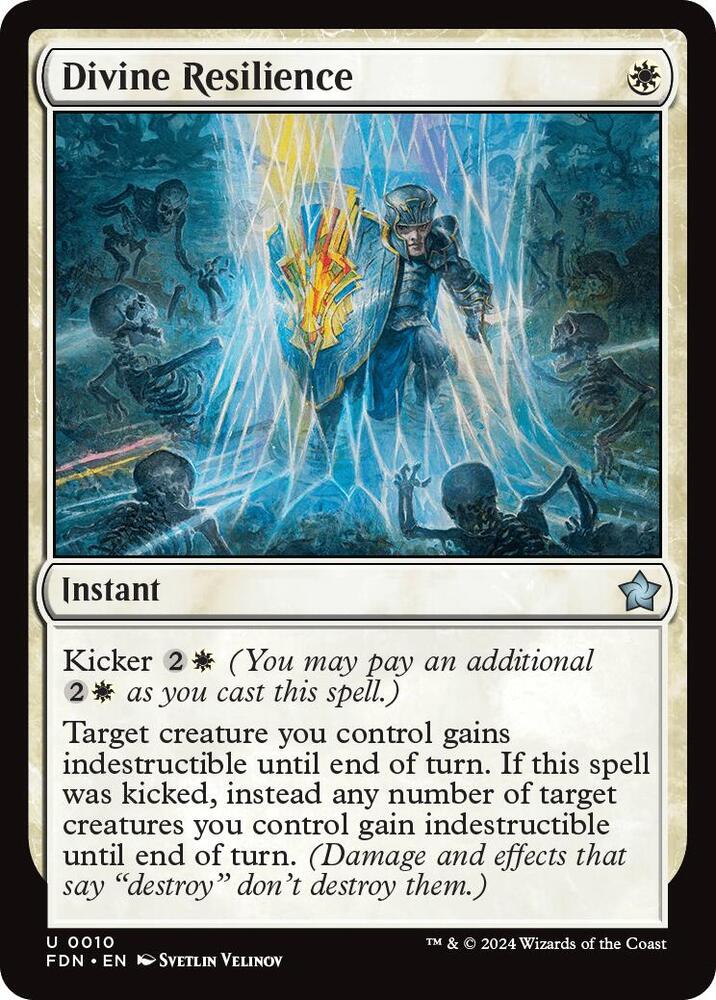 Divine Resilience 10 card from Foundations