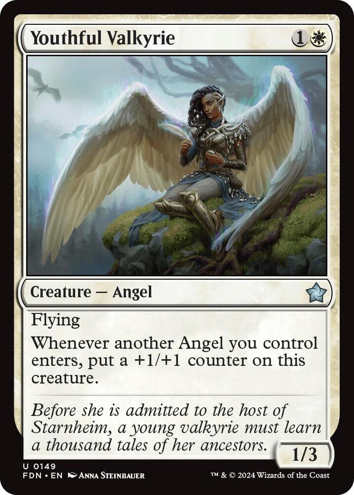 Youthful Valkyrie 149 card from Foundations
