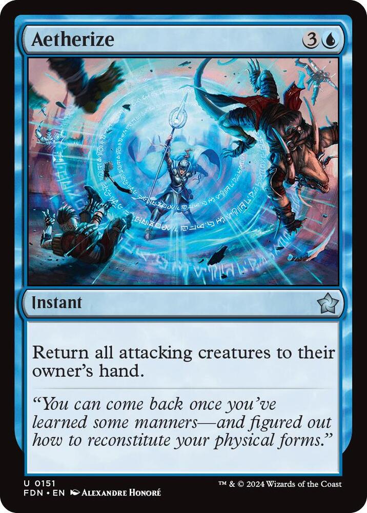 Aetherize 151 card from Foundations