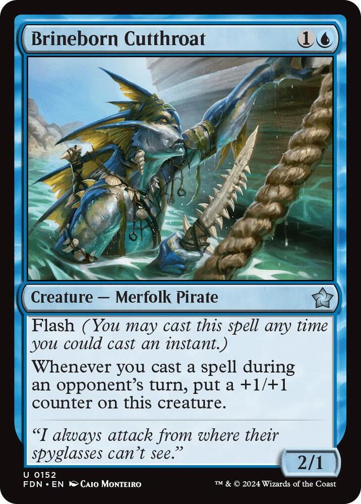 Brineborn Cutthroat 152 card from Foundations