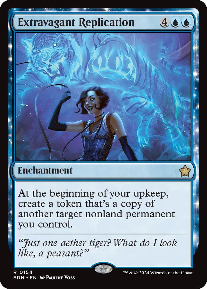 Extravagant Replication 154 card from Foundations