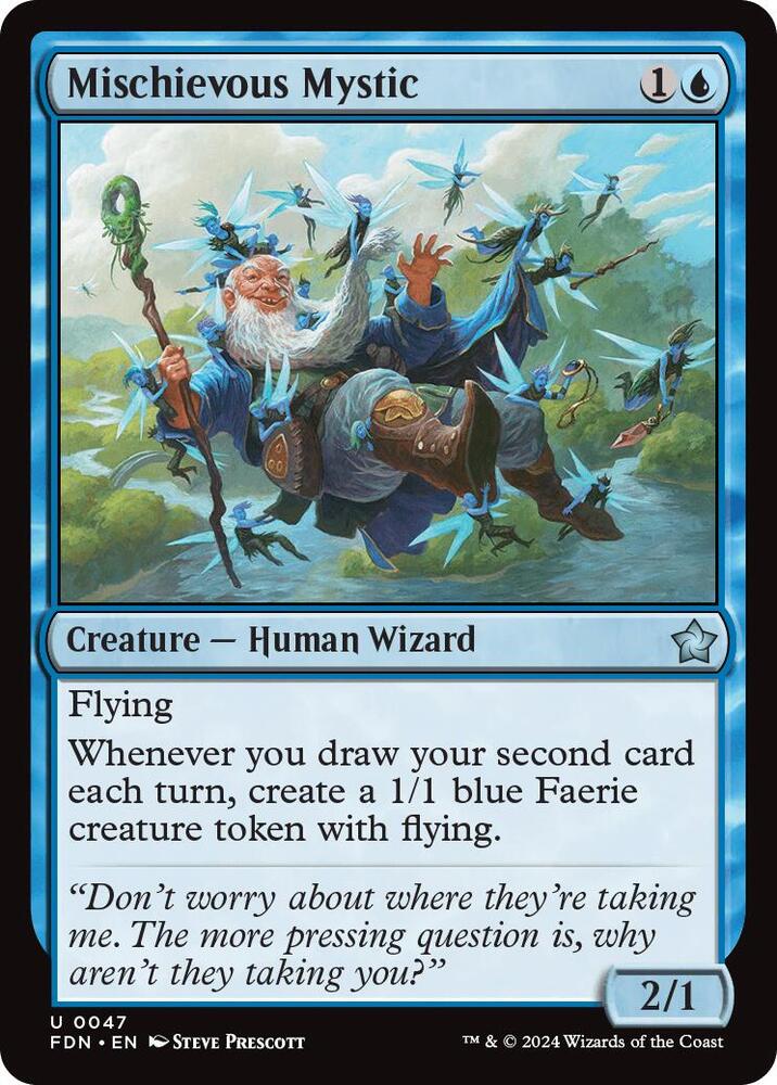 Mischievous Mystic 47 card from Foundations